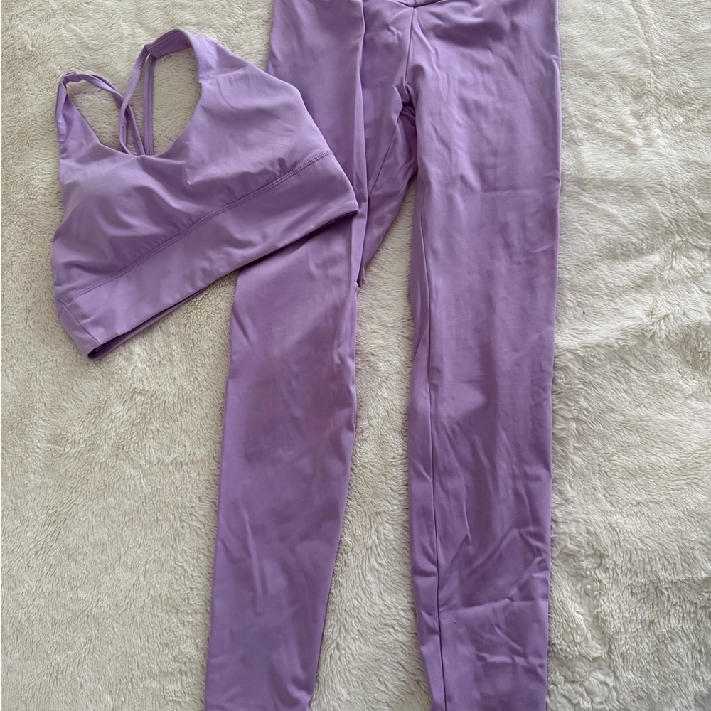 Lavender Oysho Comfortlux Activewear Set